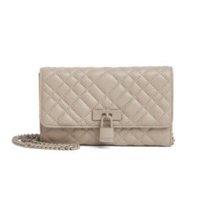 KURT GEIGER LONDON Drench Quilted Wallet on Chain BRAND NEW